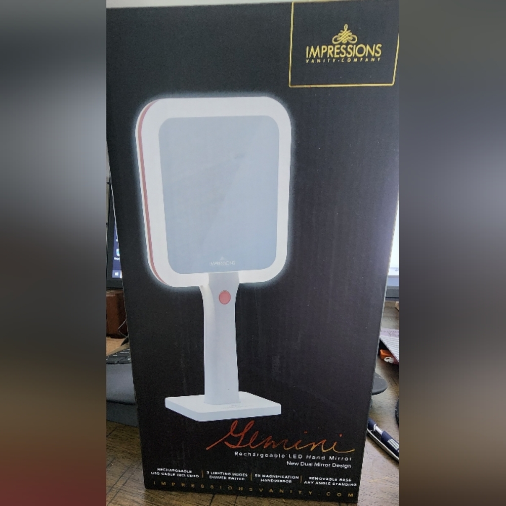 Impressions Vanity Gemini Hand Mirror